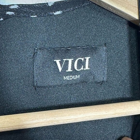 Vici Exclusive X Fate Mini Dress Longsleeve Black Sheer Lined Ruched - medium - Picture 4 of 5